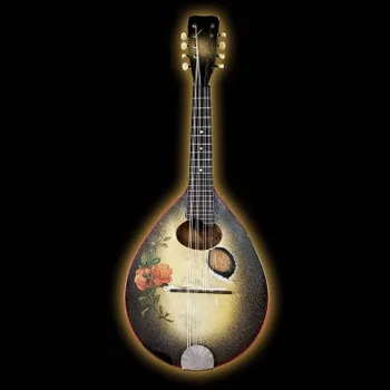 Used Regal Stencil Mandolin 1930s Full Restoration, Metallic Greenburst with Decals