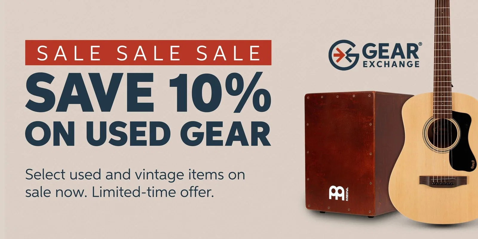 Gear Exchange Sale: Save 10% on Used Gear