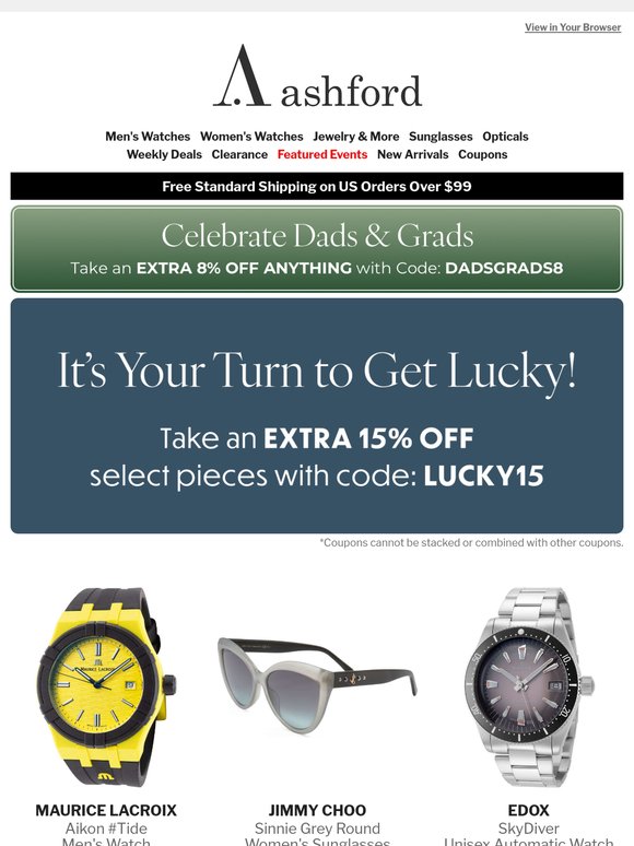 Your Lucky Moment is Now!
