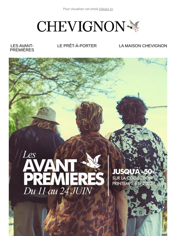 Le meilleur de notre collection en Avant-Première