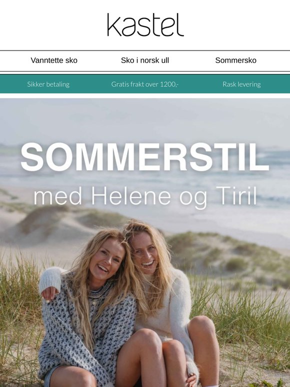 Sommer, Stil og Saltvann – Kastel x Helene og Tiril ☀️ 👟 🌊