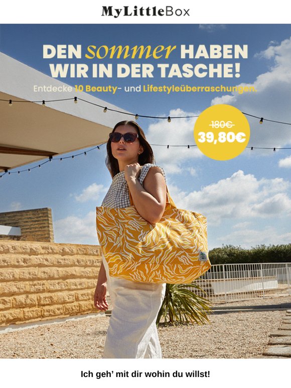 Produkte im Wert von 180 € für nur 39,80 €!