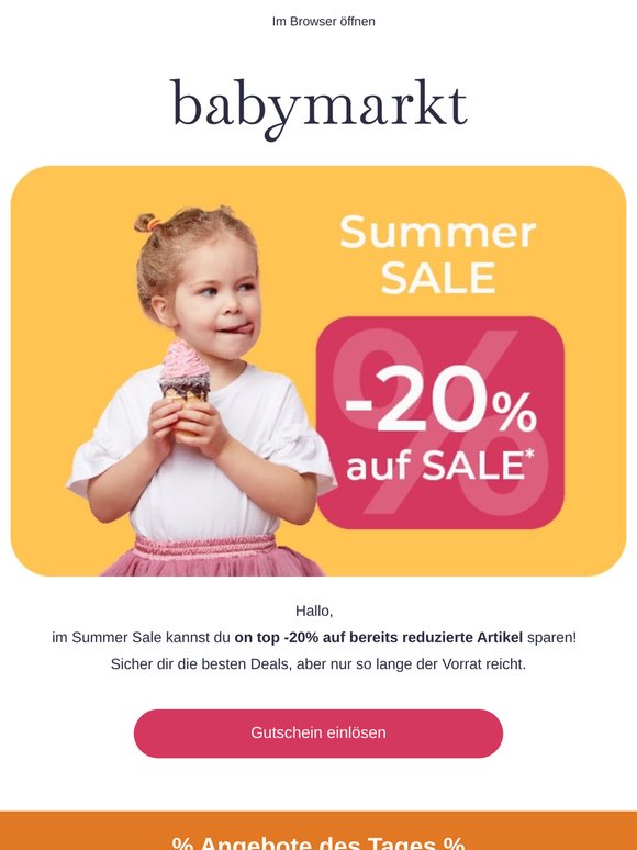 -20% im SUMMER SALE