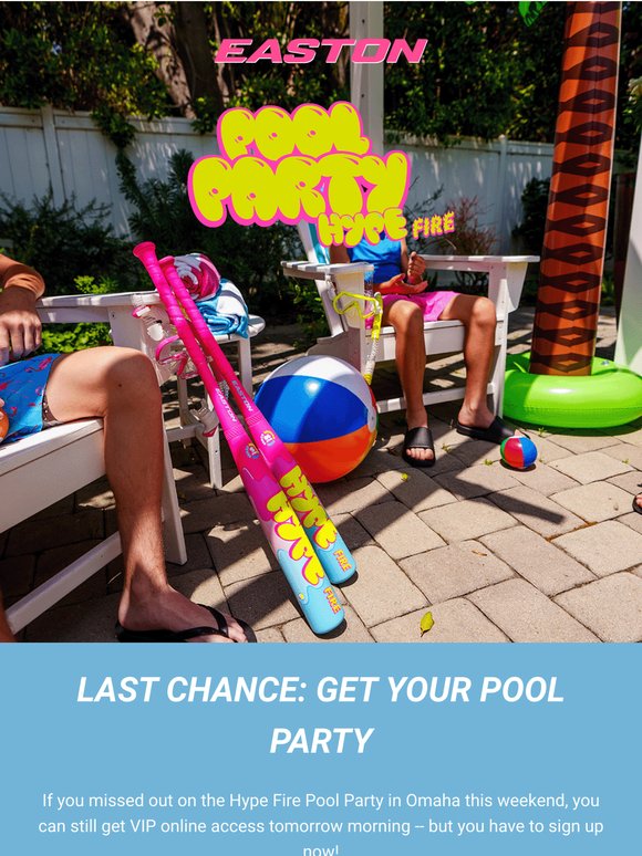 Last Chance for Pool Party 🏖️