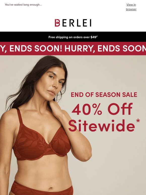 40% OFF* almost out the door 🚪🏃‍♀️