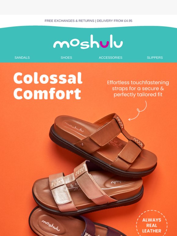 Our Most Comfy Sandals Yet