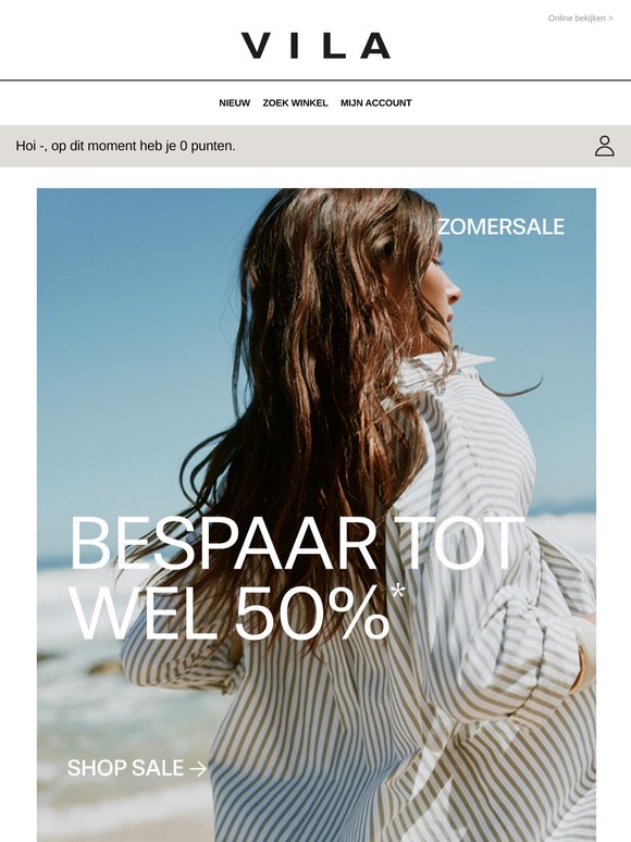 Onze ZOMERSALE is begonnen | Krijg tot wel 50% korting