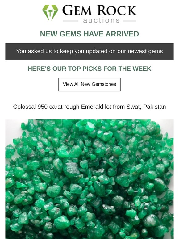 💎 Curators Pick - Hottest New Gems On Gem Rock Auctions