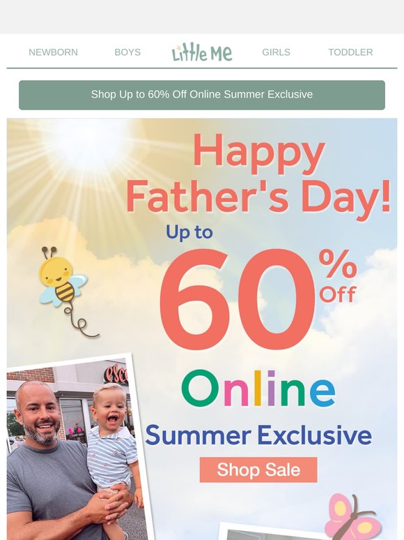 Celebrate Dad with Up to 60% Off!
