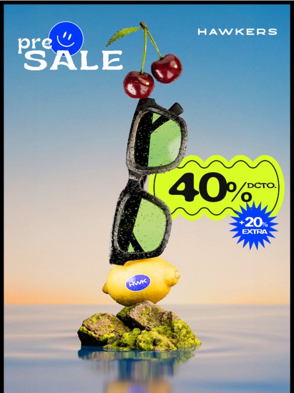 PRE-SALE. 40% Dto. + 20% EXTRA