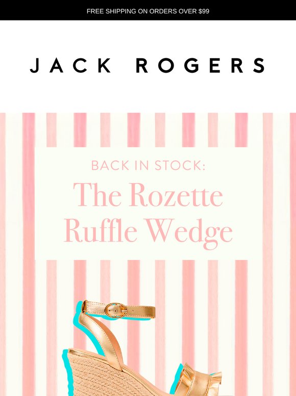 Back In Stock: Our Best-Selling Wedge