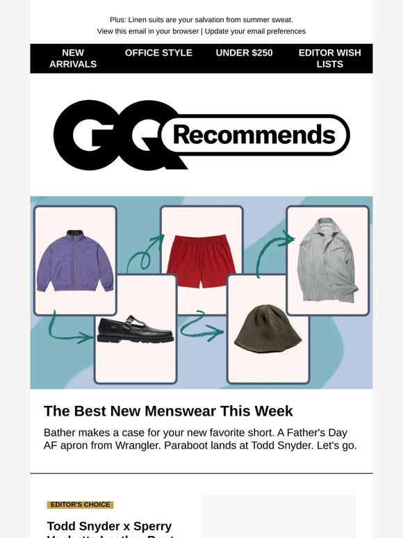 The Best New Menswear of the Week