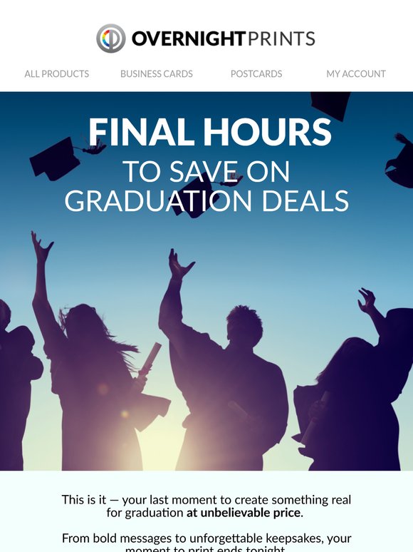 Last Call: Graduation Deals End Tonight