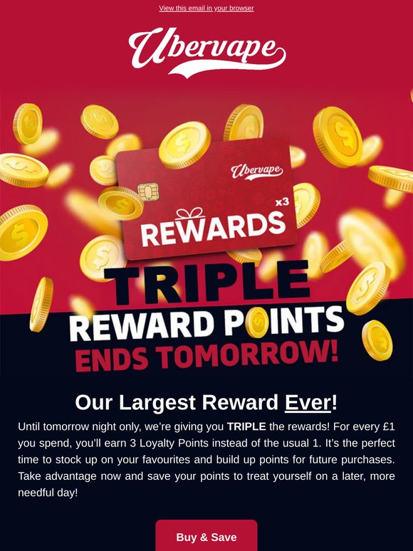 Earn TRIPLE Loyalty Points Today 💰