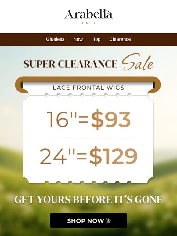 OMG! 16" Lace Frontal Wigs at only $93