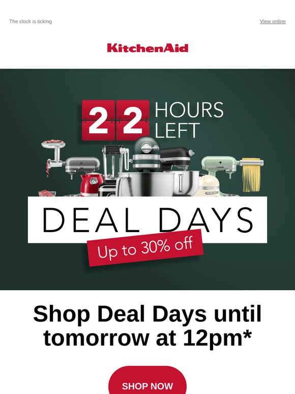 —, save up to 30% - only until tomorrow
