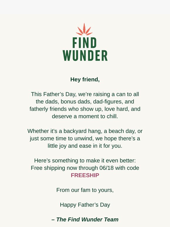 Happy Father’s Day from all of us!