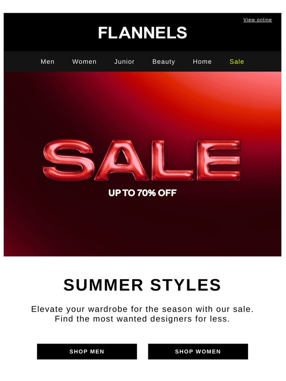 Up to 70% off? Count us in