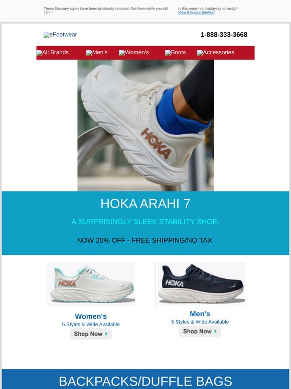 Hoka Arahi 7 - Sleek Design - Priced to Sell!