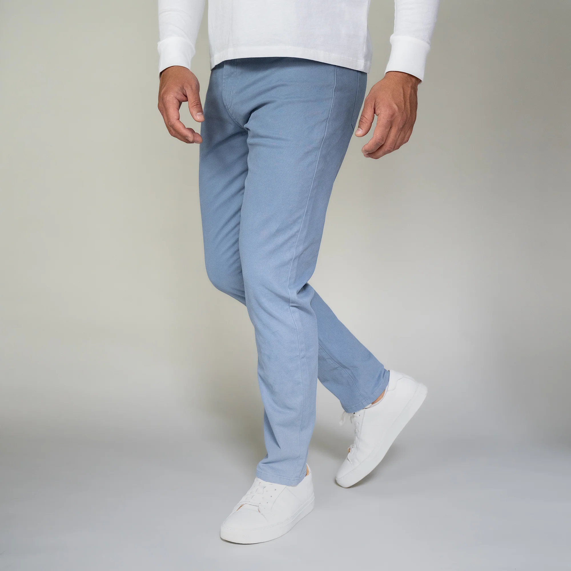 Image of Italian 5-Pocket Pants - Slate