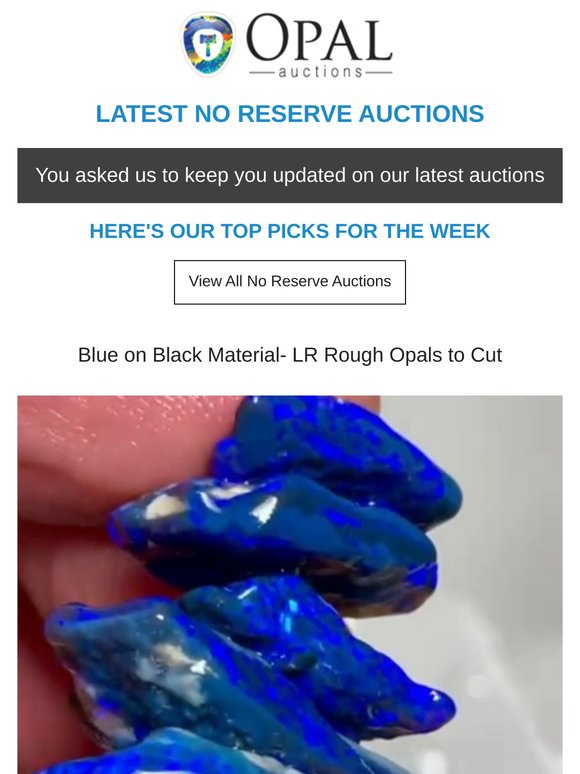 💎 Opal Auctions Finishing Soon
