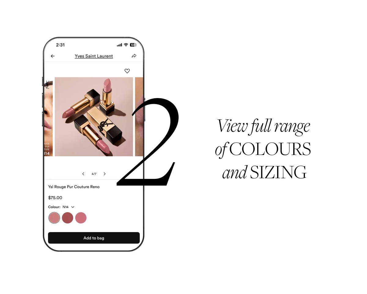 View full range  of colours  and sizing
