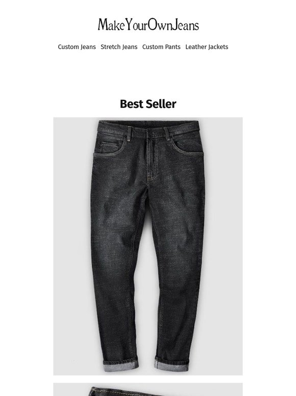Texas Black Stretch Indigo Wash Whisker Jeans