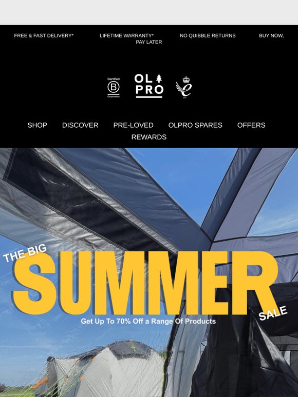 Don’t Miss Out: OLPRO’s Biggest Sale of the Season!