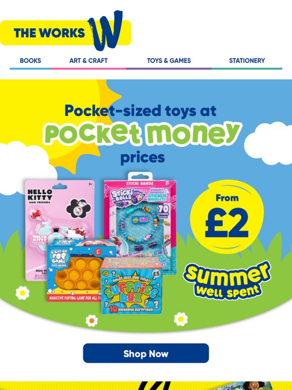 Pocket-sized toys at pocket money prices