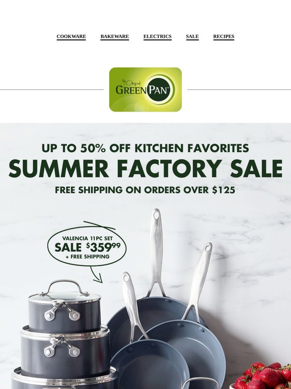 Factory Sale = The Biggest Cookware Steals of Summer