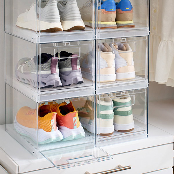 Everything Organizer Drop-Front Shoe Boxes