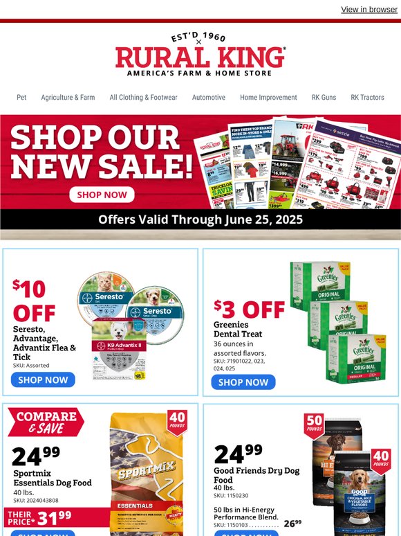 Save Big on Flea & Tick, Dental Treats, Toys, Food & More for Your Pets!