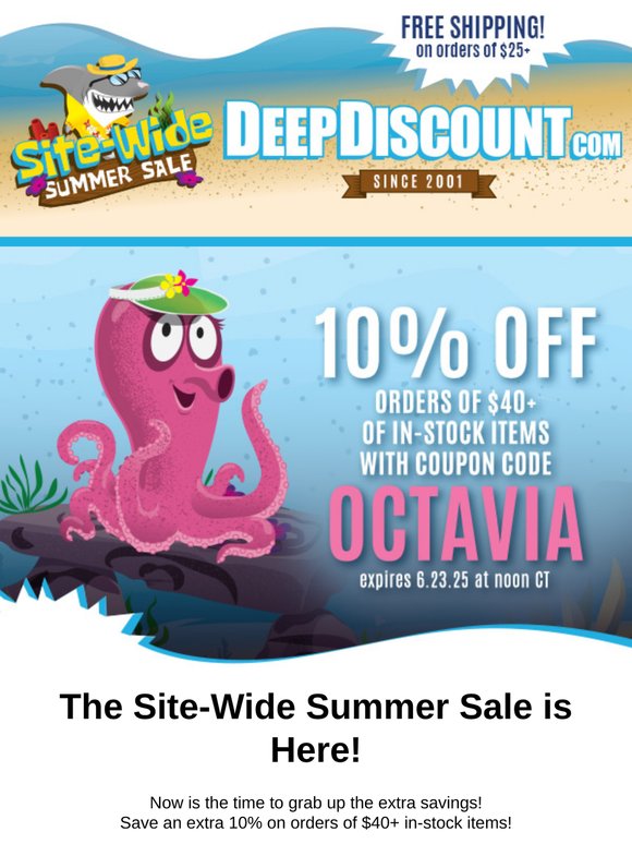 New Coupon Is Here — Unmissable Summer Savings!