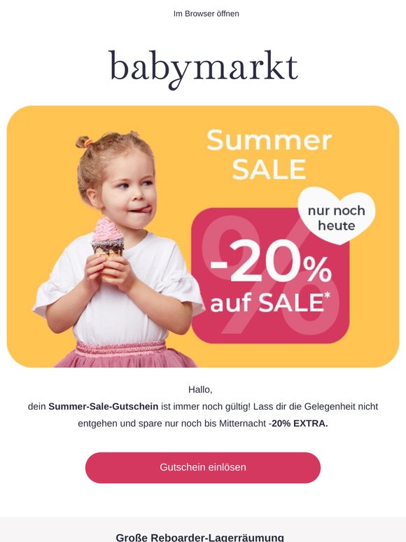 Dein 20%-Gutschein verfällt gleich!