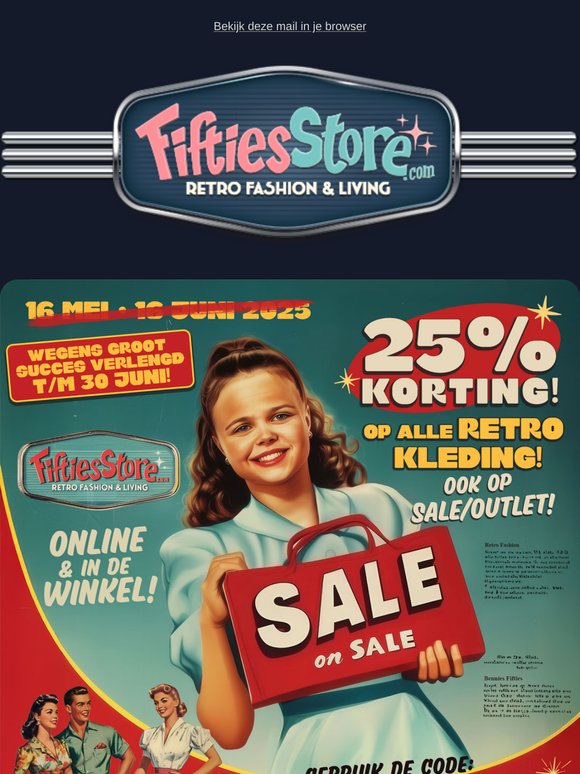 🎉 25% Kortingsactie Verlengd + Nieuw Binnen!