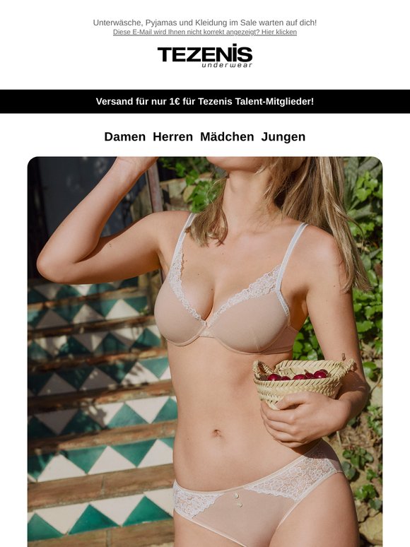 PRE-SALES: bis zu -50 % für Tezenis Talent 🔥💥