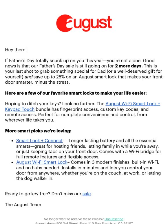 Savings on Dad’s Smart Home Upgrade Are Ending.