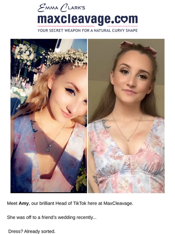 🎉Same Dress, New Bra… What a Difference! 💕