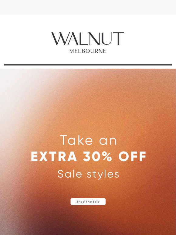Take an EXTRA 30% OFF all SALE styles! | Plus, new lines added!