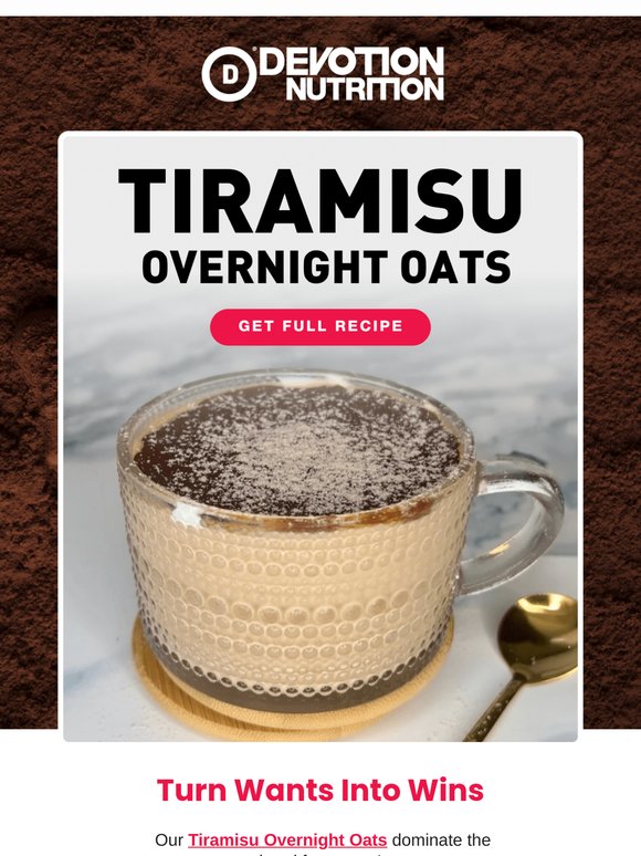FULL RECIPE: Tiramisu Overnight Oats