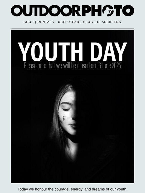 We're Closed on Youth Day. ☀️
