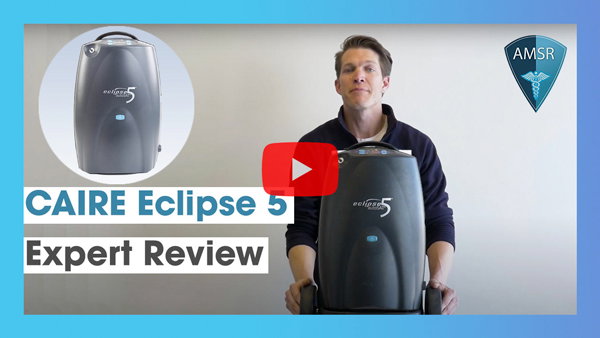 CAIRE Eclipse 5 Portable Oxygen Concentrator Review Video