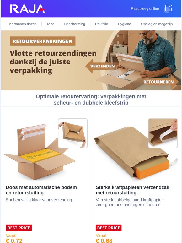 Efficiënte oplossingen voor uw retourzendingen