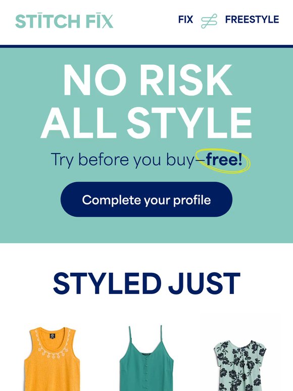 Let your Stylist handle the hard part