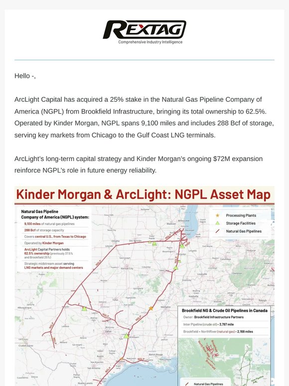 ArcLight Acquires Majority Stake in NGPL for $1.7B