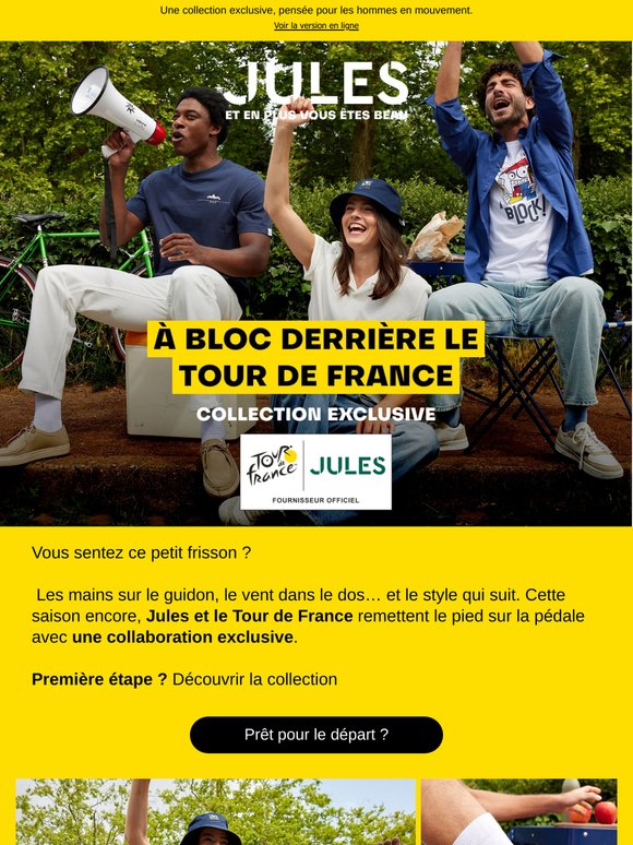 Jules x Tour de France | Sur la ligne de départ