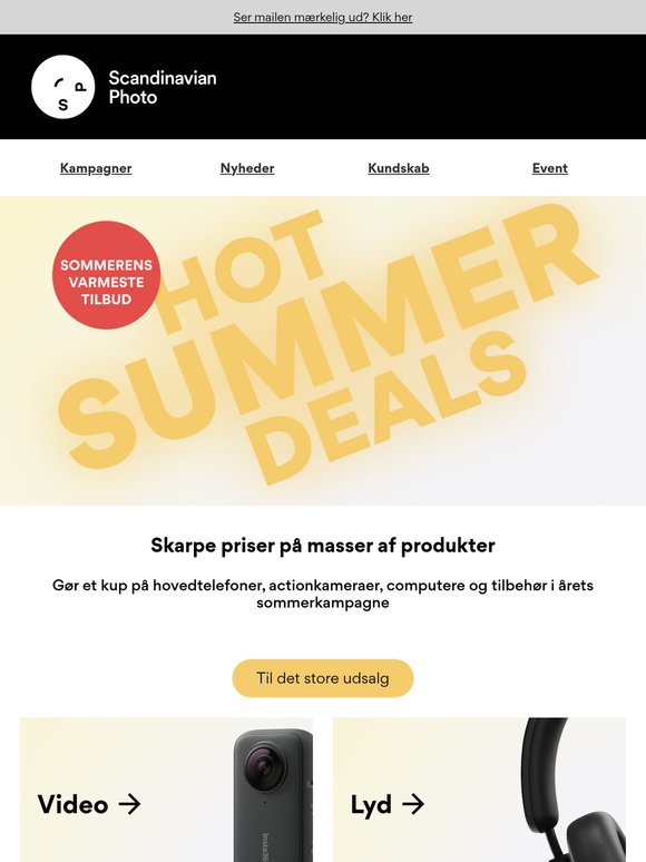 Sommerens varmeste udsalg starter NU! 😎☀️