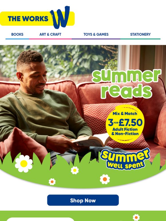 Pick up 3 summer reads for £7.50