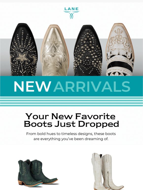 New Boots - Bold Leathers & Even Bolder Designs