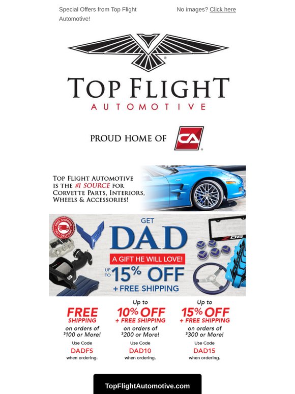 Up to 15% OFF+ FREE Shipping! Don't Forget About Dad!